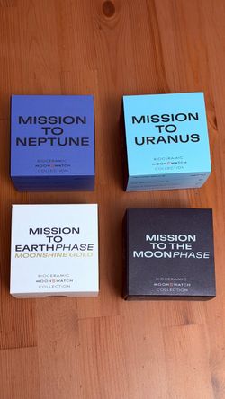 Moonwatch Mission to Uranus Neptun Moonphase Earthphase Moonshine gold