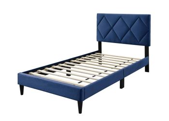 Twin Bed Navy blue 