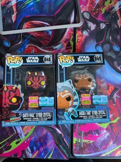 SDCC 2026 FUNKO POP! Supreme Ahsoka Tano and Darth Maul Kyber crystal