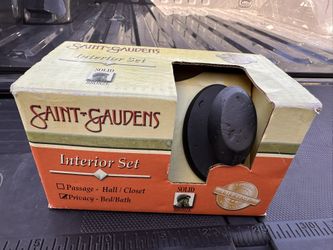 Trimco Saint-Gaudens 8300-PRIV Solid Oval Knob/Rose Priva Dark Bronze Privacy 