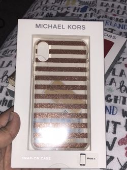 Michael Kors I phone X case cover