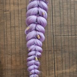 LIMITED QUANTITIES...HUNTRIX RUMI BRAID WITH GOLD CLIPS