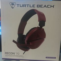 Turtle beach headset red