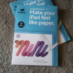 Mobdik 11" iPad Pro / iPad Air 4th/5th Gen Screen Protector Turns Glass Into Paper 