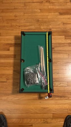 Mini Pool Table - 15” x 28”