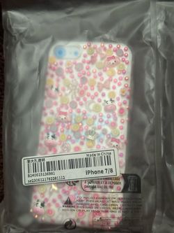 Clear customized iPhone 7/8 phone case