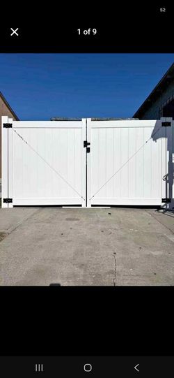 2 pvc gates 5Wx6H $150 each