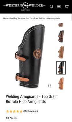 Welding Armguards - Top Grain Buffalo Hide Armguards