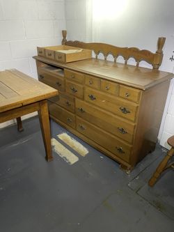 Imperial Quality Furniture Dresser and End Table