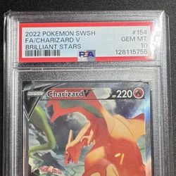 PSA 10 Charizard V #154