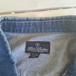 Men's Denim Jacket. XXL