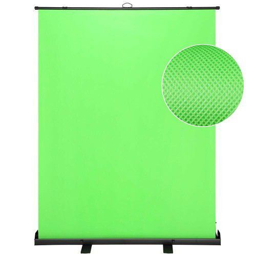 NEW Collapsible Chroma Key Backdrop for Streaming, Video Conferencing, Instagram, TikTok, Zoom, Teams, and OBS