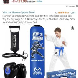 Marwan Sports Kids Punching Bag Set