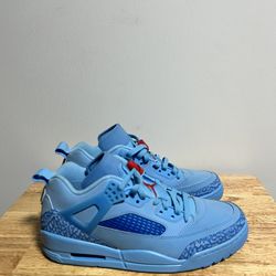 Air Jordan Spizike Low Unc Fountain Blue Size 9 Men’s New 