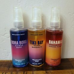 3 Bath & Body Works Fine Fragrance Mists