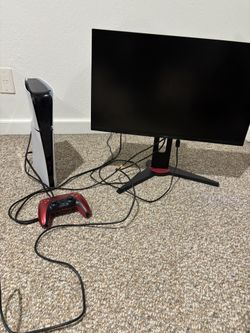 PlayStation 5, Monitor, Controller, VR, Steering Wheel Bundle