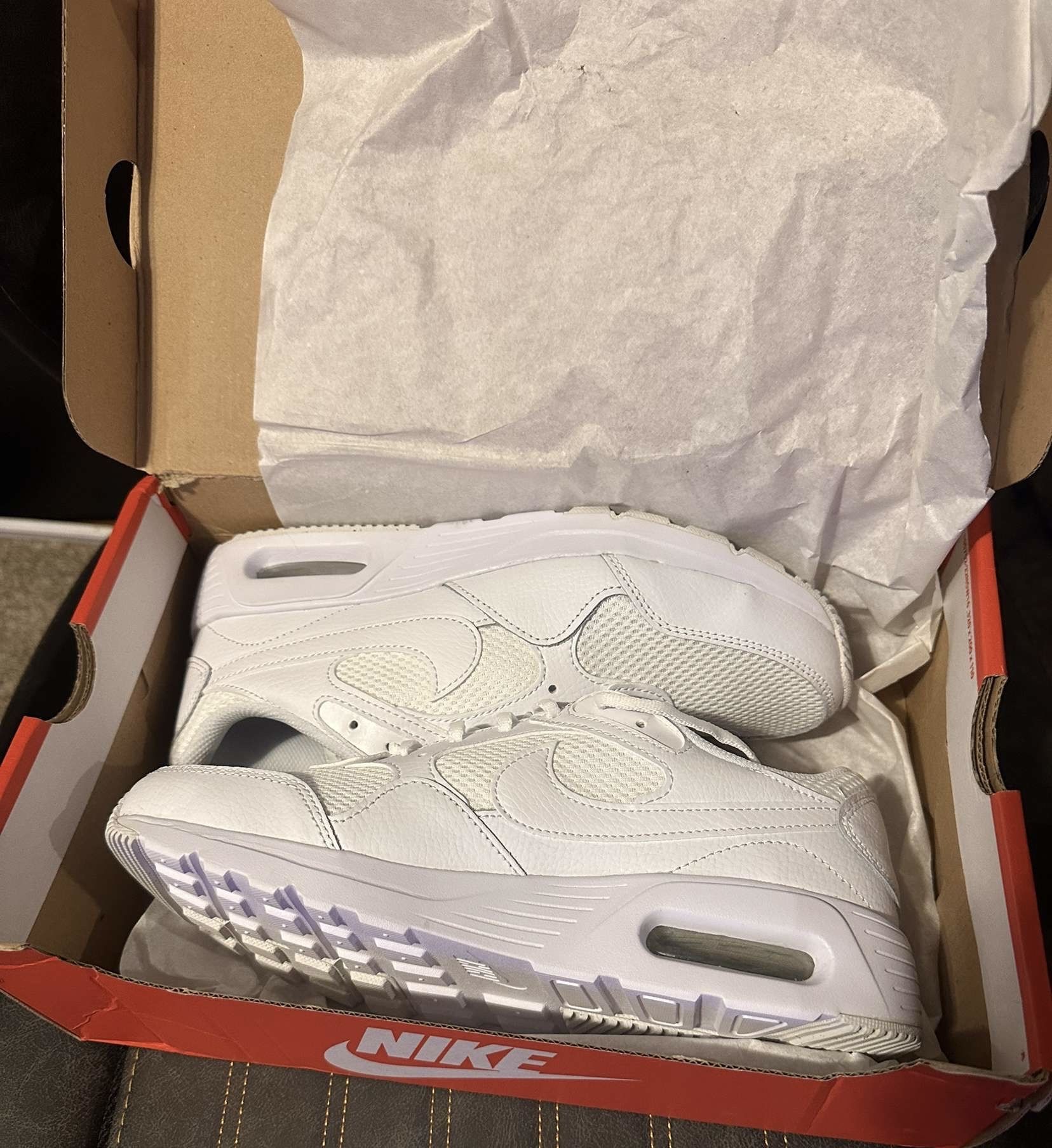 Nike Air Max white trainers #sneakers