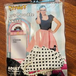 50’s Poodle Skirt Adult Costume