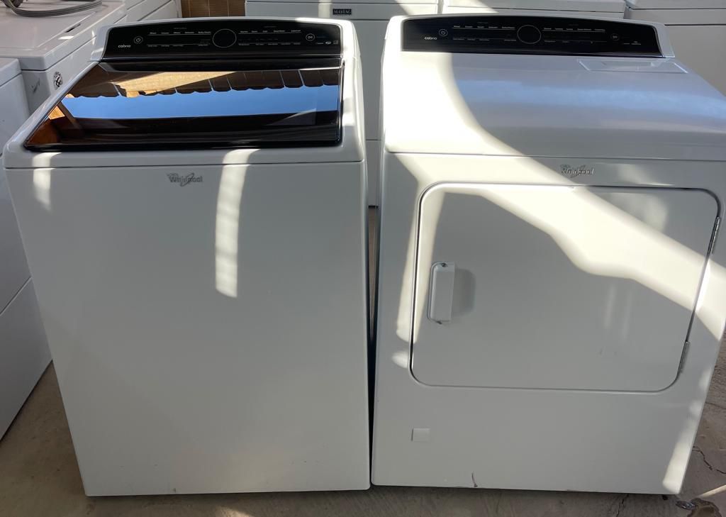 WHIRPOOL Washer Top Load With Glass Top ( Large Capacity 6.2 Cu Ft