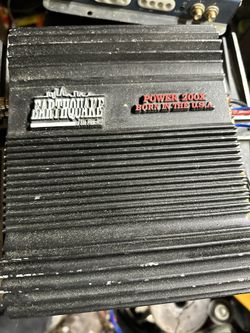 Rare Old School Earthquake Car Amplifier 200 Watts