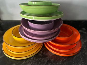 Colorful Ceramic Dinnerware Set