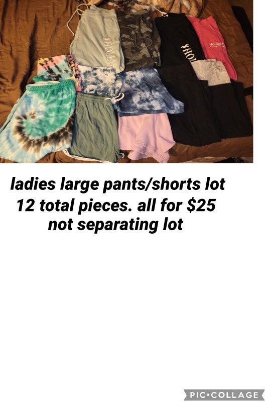 Ladies Large Pants/shorts Lot 