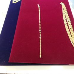 10 K Y GOLD SOLID ROPE BRACELET 8 INCHES HOLLOW