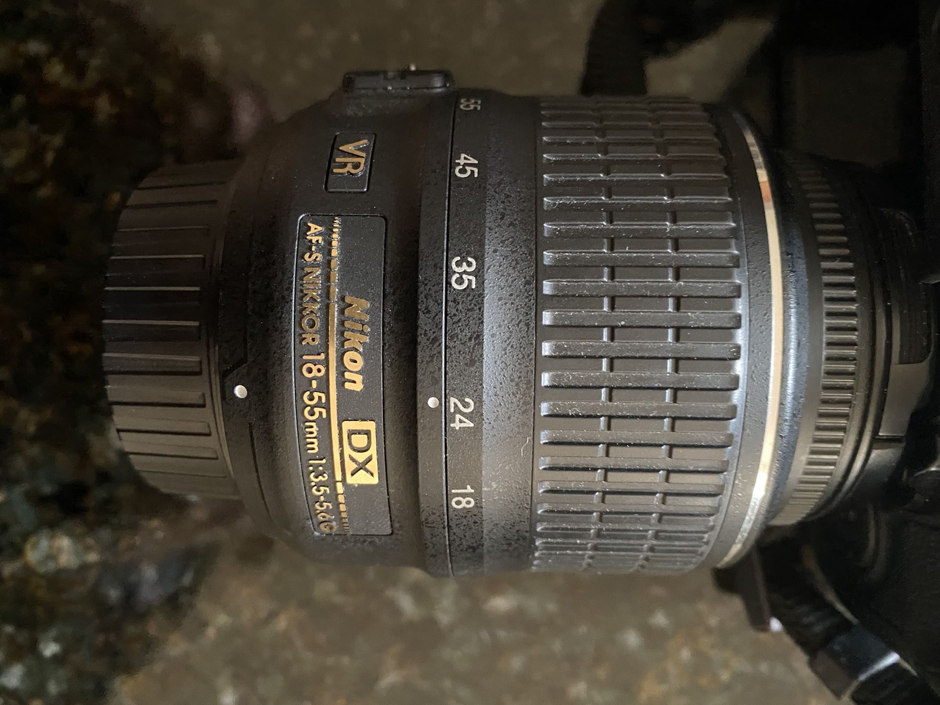Nikon D3100 camera with zoomed my lense