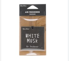 John’s Blend Logo Air Freshener White Musk 12 PCs