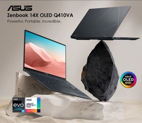 Asus Zenbook OLED touchscreen 2.8k touchscreen laptop 13th Gen i5,16gb ram, 512GB SSD minimal battery cycles in flawless like new condition partial tr