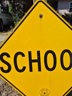 City of Long Beach  School Sign