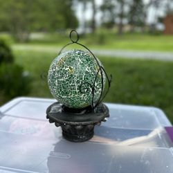 Solar Green Glowing Globe