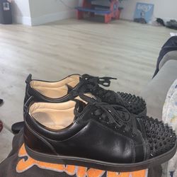 Red Bottoms (All black leather)