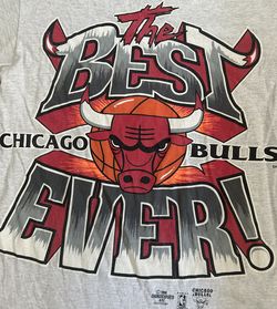 Vtg Chicago Bulls T-Shirt Mens L The Best Ever Double Sided Extremely Rare 1996