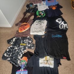 Lot of 16 graphic t-shirts - stussy - pennywise - Travis Scott - Tees - Shirts