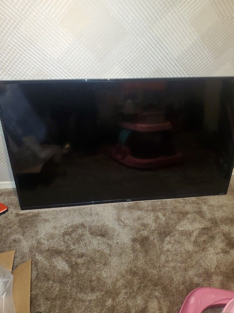 Broken TCL 55 Inch Roku Tv
