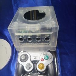 Transparent Gamecube Console And Controller + Wires!