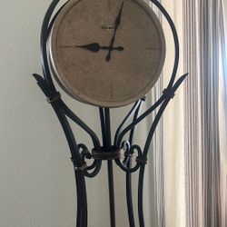 Howard Miller Wrought Iron Floor Clock