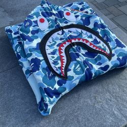 Bape Hoodie Light Blue