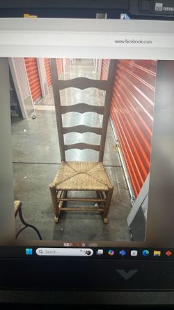 Throne Of Subtle Sophistication-Vintage Rocking Chair 