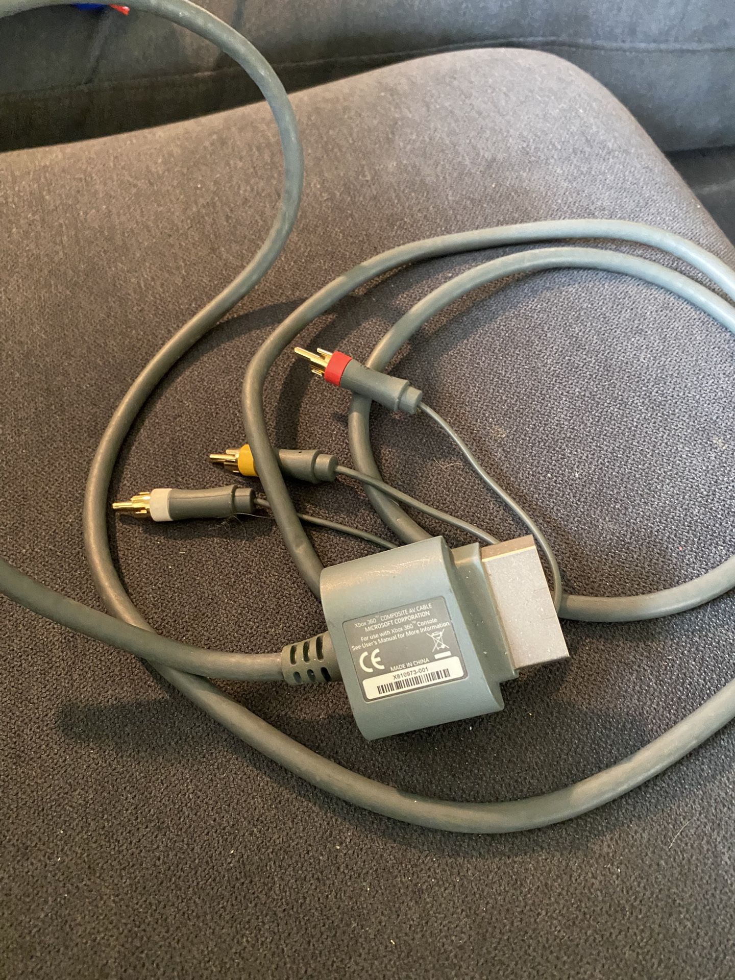 Xbox 360 Av Composite Cable