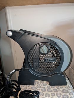 Lasko Pro Performance High Velocity Utility Fan with Integrated Power Outlets Fair & Firm $60