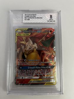 Charizard & Braixen Beckett 8 Near Mint-Mint