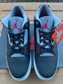 Jordan 3 black cement size 10 Brand New 2024 release