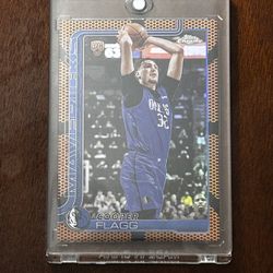 COOPER FLAGG RC SP: 2025 Topps Chrome #251 Base Basketball REFRACTOR SP- Mavericks 