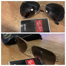 RAY-BAN unisex aviators.
