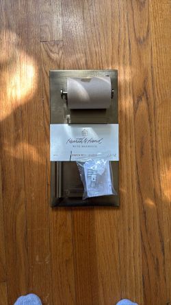 Brass Paper Roll Holder Wall Mount