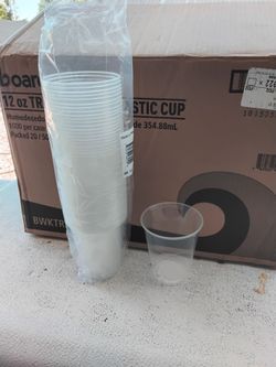 12oz plastic cups