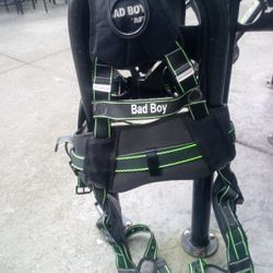 AFP Fall Protection Full Body Safety Harness + Dual Leg Shock Absorption Safety  Lanyard
