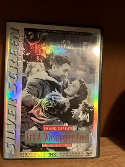 DVD It’s A Wonderful Life . Like New.  James Stewart And Donna Reed.